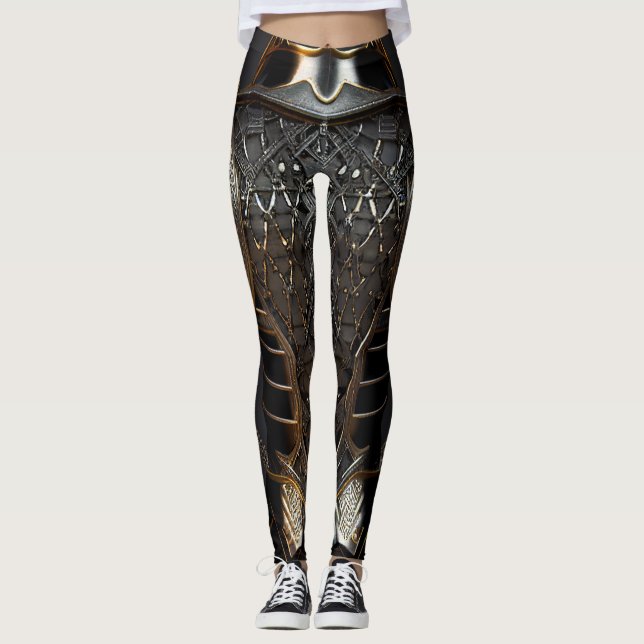 3D-Rüstungs-Leggings Leggings (Vorderseite)