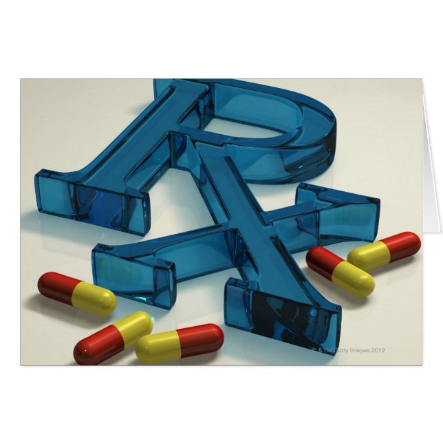 3D-RX-Symbol mit Kapseln (Vorderseite (Horizontal))