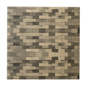 3D-Sandfarbenziegel Fliese