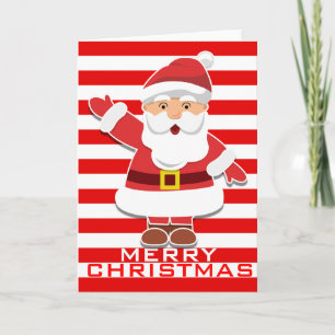 3D Santa Claus Feiertagskarte
