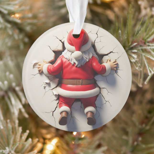 3d Santa Clause Ornament (Baum)