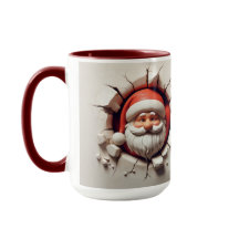 3D Santa Tasse
