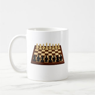 3D-Schachfiguren-Kaffeetasse – Elegantes Schachbre Kaffeetasse
