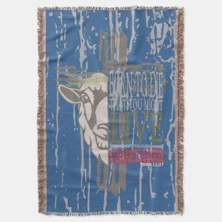 3D-Schattenkreuz opfliches Lamm Geboren Die Decke