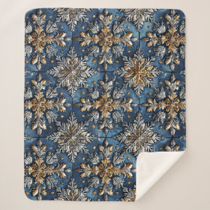 3D-Schneeflocken Sherpadecke