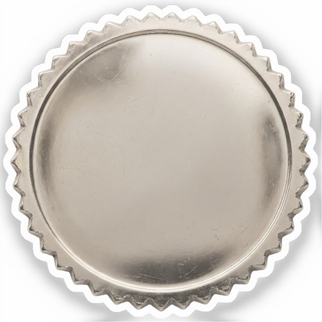 3D-Silberfolie Sternenexplosion Excellence-Auszeic Aufkleber (Vorderseite)
