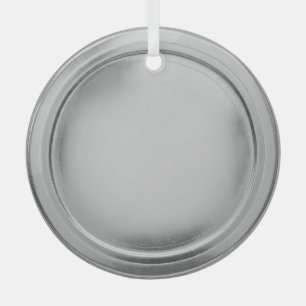 3D-Silberfolien-Siegel Elegant Excellence Award Me Ornament Aus Glas