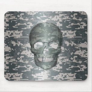3D-Skull für digitale Camouflage Mousepad