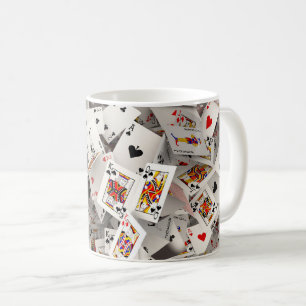 3D-Spielkarten Kaffeetasse