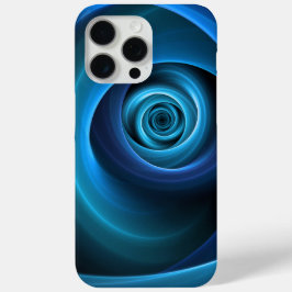3D Spiralblau Farben Modernes Abstraktes Fraktal K Case-Mate iPhone Hülle