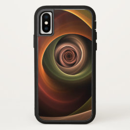 3D Spirale Abstrakt Warme Farben Modernes Fraktal  Case-Mate iPhone Hülle