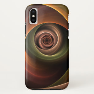 3D Spirale Abstrakt Warme Farben Modernes Fraktal Case-Mate iPhone Hülle