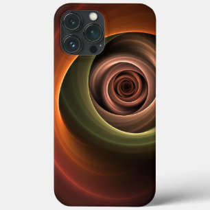 3D Spirale Abstrakt Warme Farben Modernes Fraktal  Case-Mate iPhone Hülle