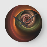 3D Spirale Abstrakt Warme Farben Modernes Fraktal