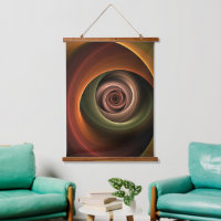 3D Spirale Abstrakt Warme Farben Modernes Fraktal