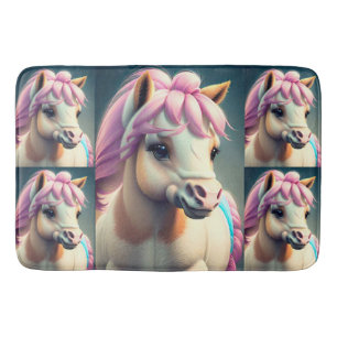 3D Spirit Pony 1 Badematte