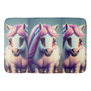3D Spirit Pony 2 Badematte
