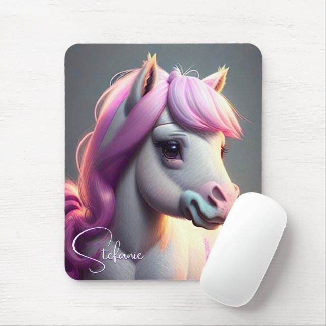 3D Spirit Pony 5 Mousepad (Mit Mouse)