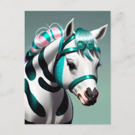 3D Spirit Pony 7 Postkarte