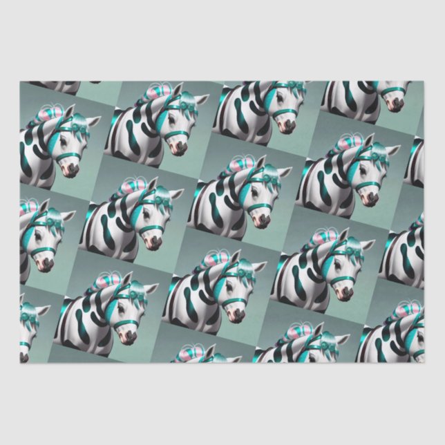 3D Spirit Pony 7 Seidenpapier (Vorderseite)