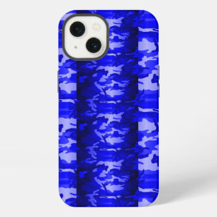 3D stilvolle blaue Wald-Tarnung iPhone Hülle