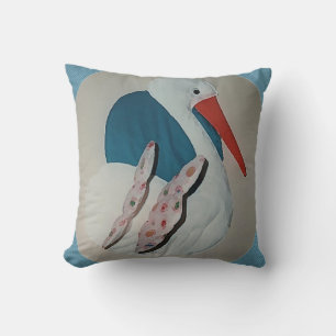 3D Storchkissen Kissen
