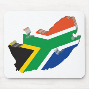 3D Südafrika Mousepad