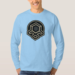 3D symmetrisches Advanced-Art-Langarm-T-Shirt T-Shirt