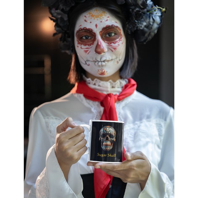 3D Tag des Toten Schädels, Brauch Kaffeetasse (Von Creator hochgeladen)