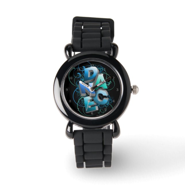 3D-Tanz (Frühjahr) Armbanduhr (Vorderseite)