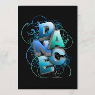 3D Tanz (Frühjahr) Einladung