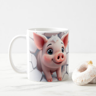 3D Tasse-Verpackung für Schweine, 3D-Tasse-Packung Kaffeetasse