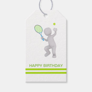 3D Tennis Player Tennis Racket Ball Personalisiert Geschenkanhänger