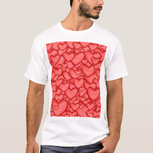 3D Textur rotes Muster - 23956 T-Shirt