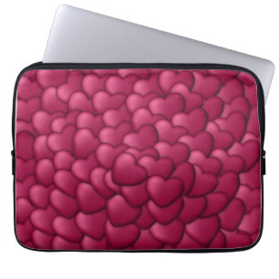 3D-Textur rotes Muster-32322 Laptopschutzhülle