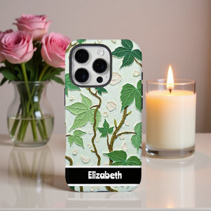 3D Texturierte Impasto Floral Bloom Smartphone iPhone 16 Pro Hülle