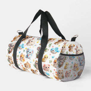 3D-Tierdruck farbenfroh Duffle Bag