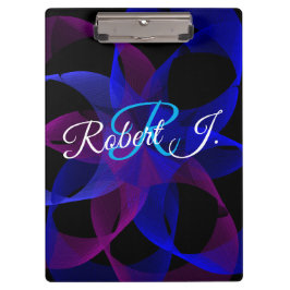 3D To 2D Cylinder Ring Geometric Clipboard Klemmbrett