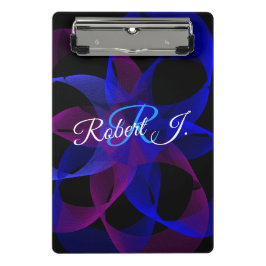 3D To 2D Cylinder Ring Geometric Mini Clipboard Mini Klemmbrett