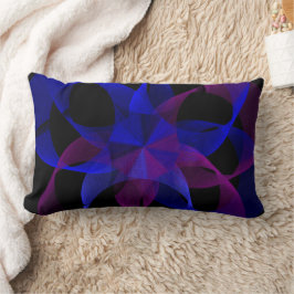 3D To 2D Cylinder Ring Geometric Throw Pillow Lendenkissen
