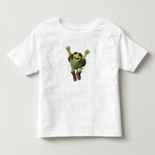 3D Torin Base Grüne Schale Kleinkind T-shirt