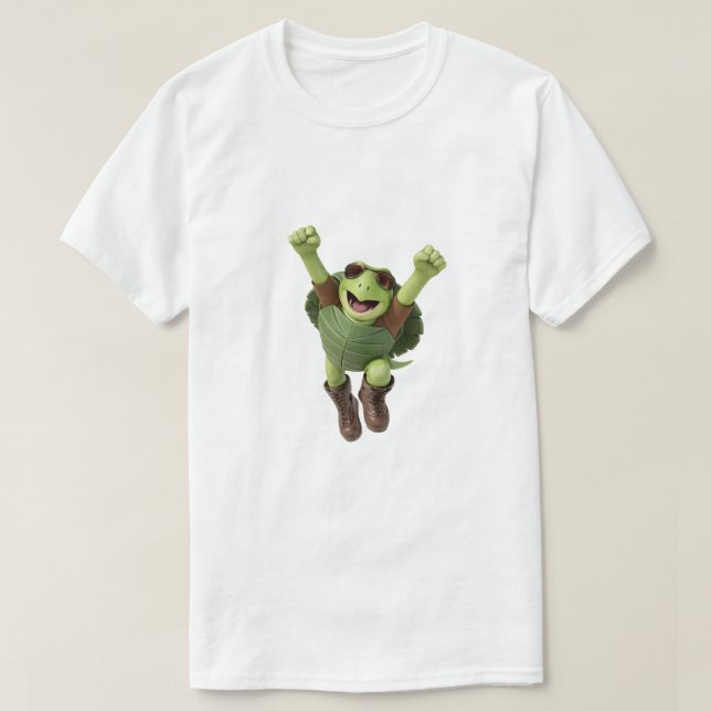 3D Torin Basis Grüne Schale T-Shirt (Design vorne)