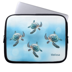3D Turtles Coastal Laptopschutzhülle