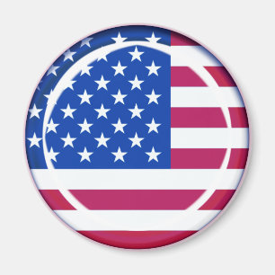 3D USA-Flagge Magnet