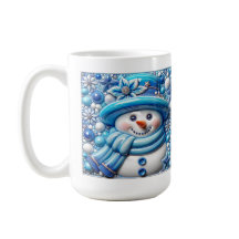 3D-Weihnachts-Schneemann