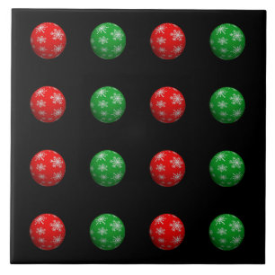 3D Weihnachtsbälle Fliese