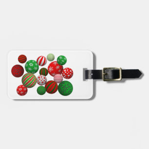 3D Weihnachtsbälle Gepäckanhänger