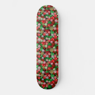 3D Weihnachtsbälle Skateboard