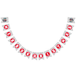 3D Weihnachtsfeiertag Wimpelkette