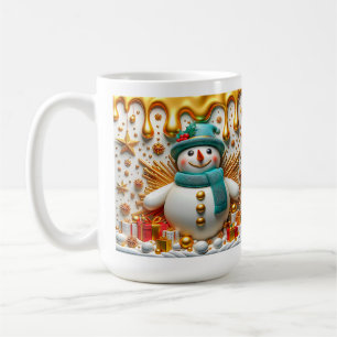 3D-Weihnachtsgeschenke Schneemann Kaffeetasse